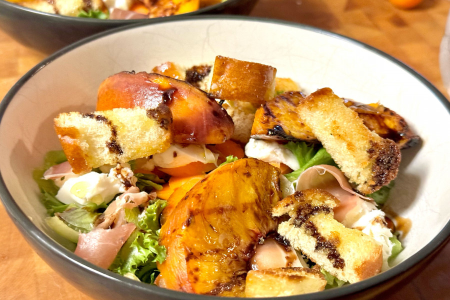 Grilled Peach Salad